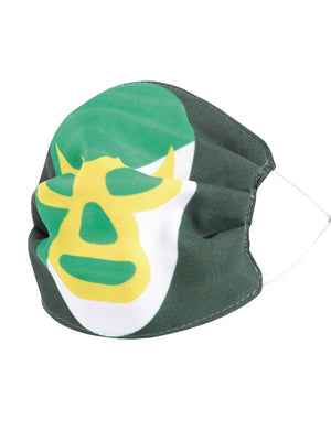 "Cubrebocas Impreso Lucha Libre Futbol" - "Lucha Libre Mexican Soccer Face Mask", [Mexico Artesanal