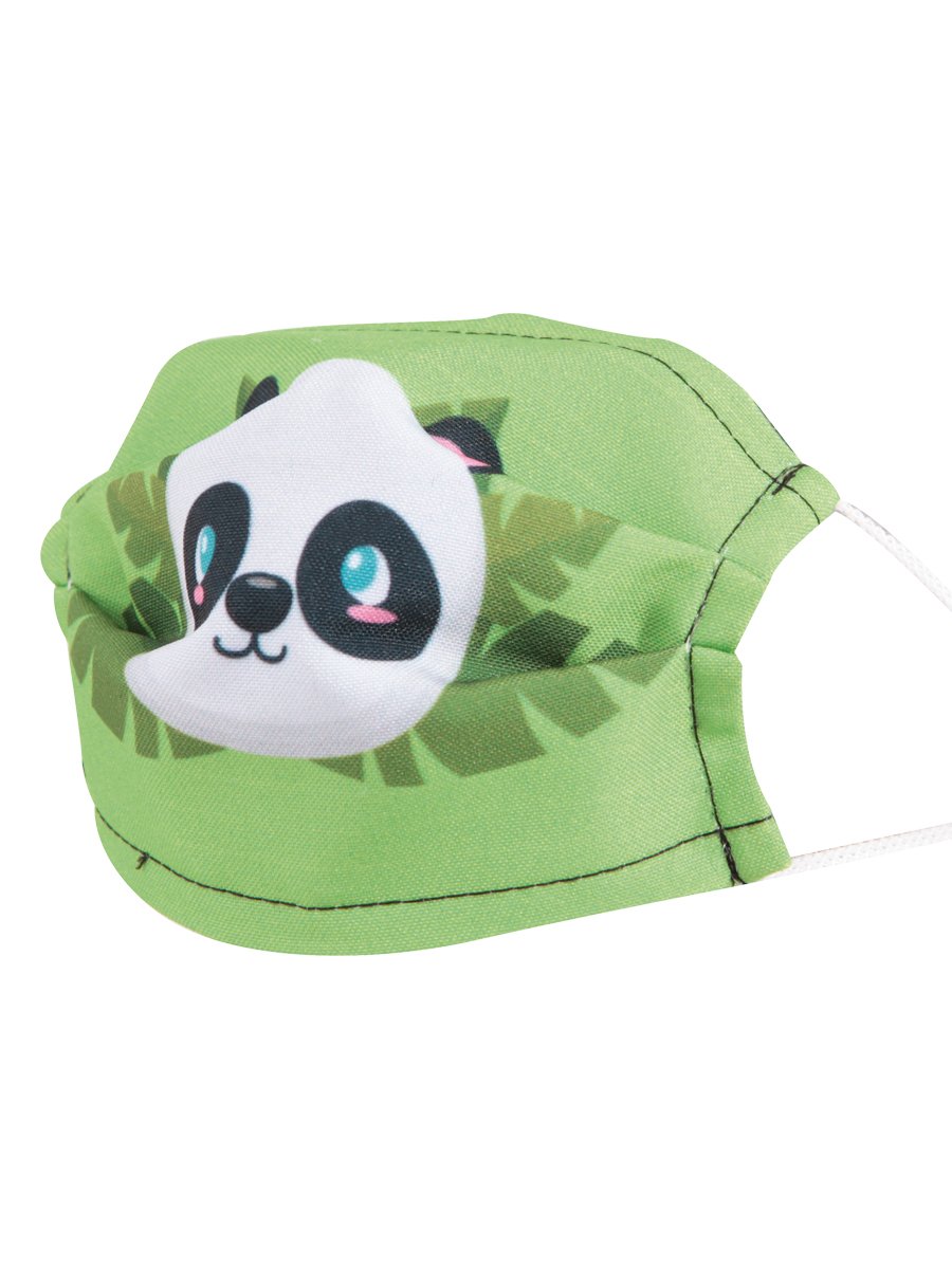 Children's Panda Face Mask - Cubrebocas de Niño con Panda, [Mexico Artesanal