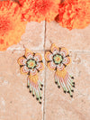 Aretes Artesanales Huichol - Huichol Beaded Earrings