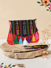 Bolsa Artesanal De Cambayo Cempasuchil - Artisanal Embroidered Crossbody Cempasuchil Bag