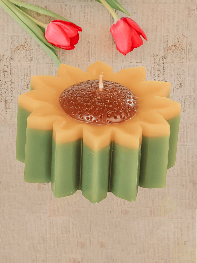 Sunflower Fruit Scented Candle - Vela Girasol Aroma A Frutas