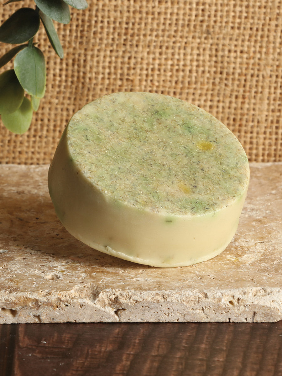 JABON MANZANILLA-REDONDO / handmade chamomile soap