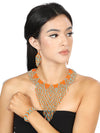 Citlaly Beaded Necklace Bracelet And Earrings Set - Citlaly Set De Collar Huichol