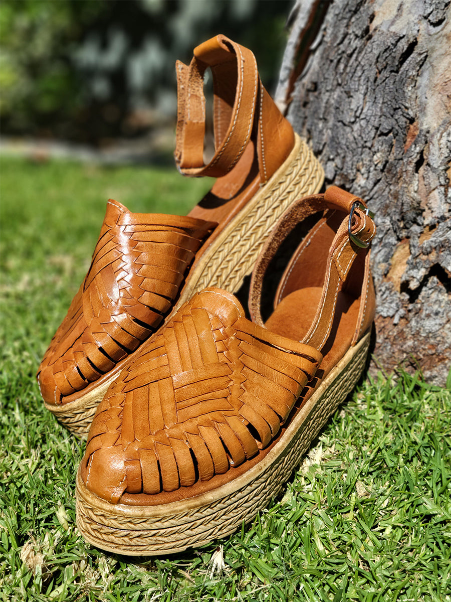 Susana Huarache Artesanal De Piel Tiras- Artisanal Leather Sandals