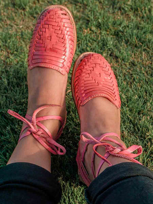 Rosita Huarache Artesanal De Piel - Artisanal Leather Sandals