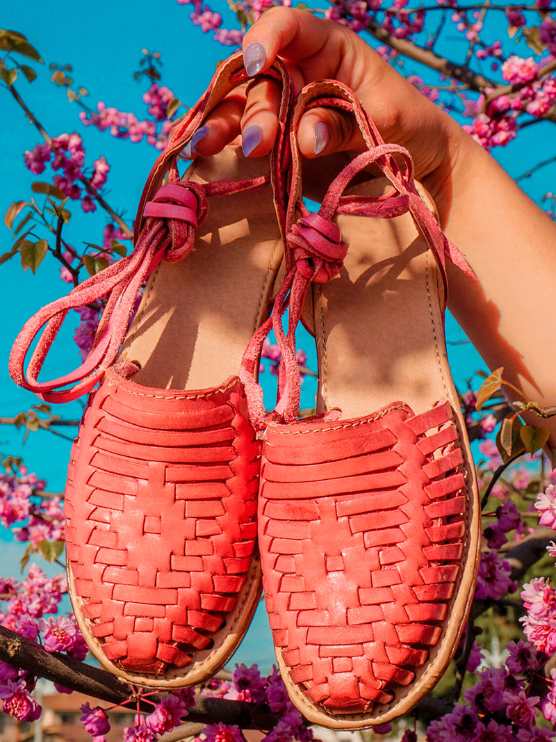 Rosita Huarache Artesanal De Piel - Artisanal Leather Sandals