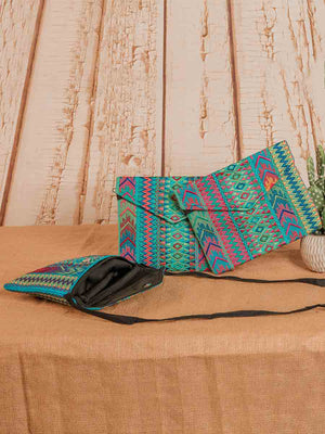 Bolsa Bordada Tradicional - Artisanal Embroidered Crossbody Bag