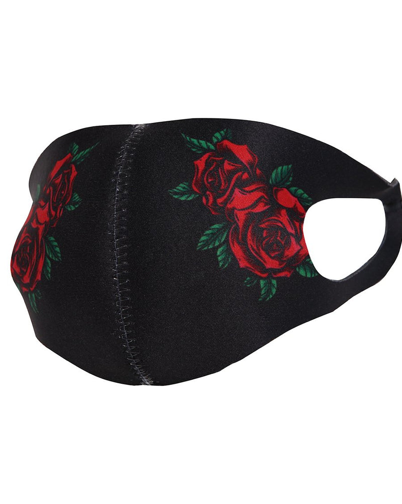 "Cubrebocas con Rosas" - "Roses Face Mask", [Mexico Artesanal