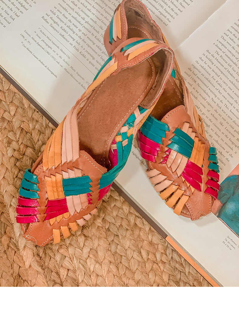 Isabella Huarache Artesanal De Piel - Artisanal Leather Sandals