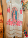 Virgen Rebozo - Rebozo Articela- Mexican Shawl Wrap