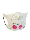 Children's Kitty Face Mask - Cubrebocas Gatita de Niña