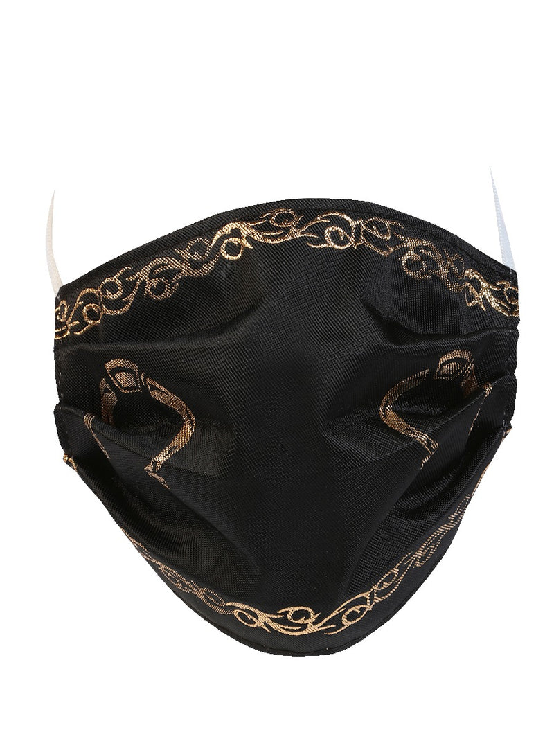 Cubrebocas de Charro con Caballo Impreso - Printed Charro Face Mask with Horse
