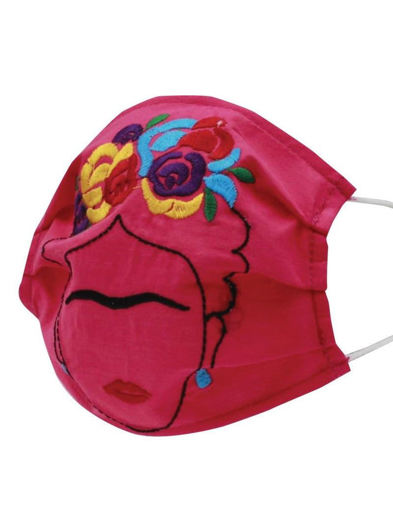 Frida Kahlo | "Enamórate de ti" | Cubrebocas - Face Mask, [Mexico Artesanal